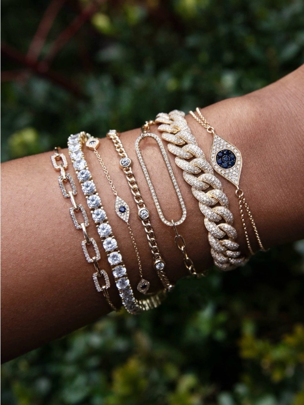 Jennifer Miller Diamond Infinity Bracelet $150